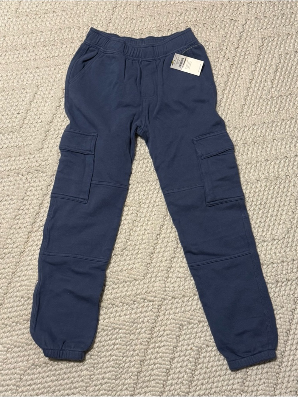 NWT, Tea Collection Navy Cargo Sweatpants for Kids, size 10